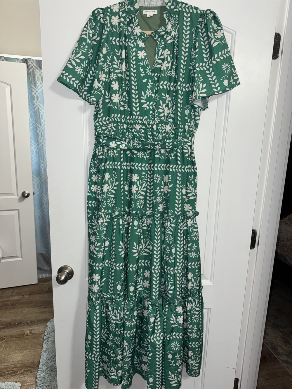 Chic Soul Floral Tiered Maxi Dress - Picture 2 of 9